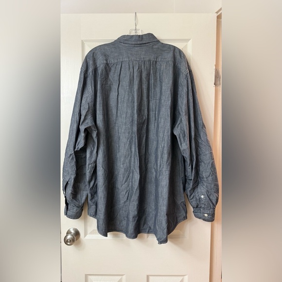 Ralph Lauren Black Chambray Button Down Shirt Men’s 3XB - Picture 4 of 4